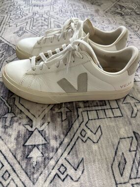 Veja Campo Chromefree Suede Sneakers Leather 40 Womens EUC